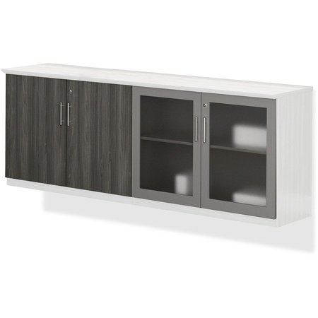 MAYLINE Low Wall Cabinet Door, 3/5"x34-23/25"x26", Gray Steel MLNMVLCDLGS